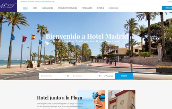 Web reservas Hotel