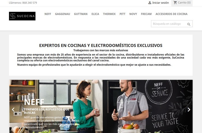 Tienda online Cocinas